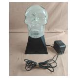 Electrical plasma skull. Powers on 9' tall