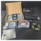 Led aquarium light, magnifier. Clock, strips