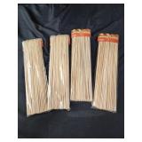4 packs bamboo skewers