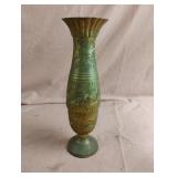 Brass vase 10'