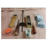 Metal stakes, bits and more......