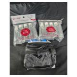 2 packs travel bottles, travel waist pouch