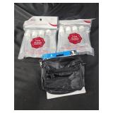2 packs travel bottles, travel waist pouch