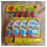 Happy Birthday blowouts. 8-12 ct cases