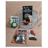 11' splatter screen, steamer basket, soda fresh