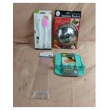 Utensil rest, steamer basket, reusable straws and