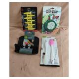 Utensil rest, dip clip, jumbo corn holder and