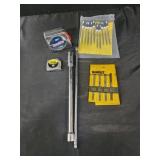 Assorted tools and measuring tapes