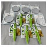 Lot of Croc Peelers & Suction Cup Mirrors for