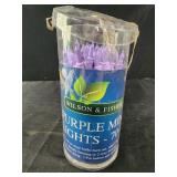 Purple light strand 70 ct mini lights