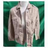 J Crew classic twill chino size 8 tan jacket