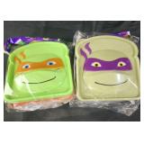 2 Teenage mutant ninja turtles sandwich keepers