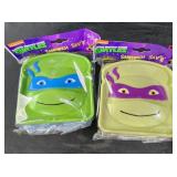 2 Teenage mutant ninja turtles sandwich keepers