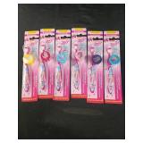6 packs Jojo siwa toothbrushes