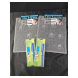 2 litter trap mats, 2 pet trimmers