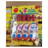 12 packs 8 ct each happy birthday blowouts