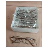 2.00 reading glasses. 12 pairs total