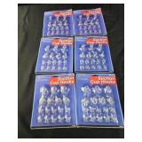 6 packs 17 ct each suction cup hooks