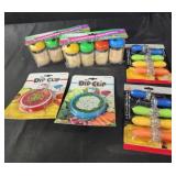 Dip clips. Corn holders, toothpicks
