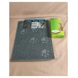 Litter trap mat and cat litter liners
