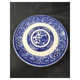 Blue Willow saucer 6" plate vtg