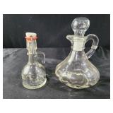 Vintage Glass cruets