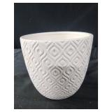 5x5 white flower pot