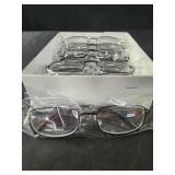 12 pair +2.75 reading glasses