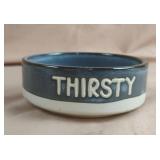 Porcelain cat water bowl 3.5"