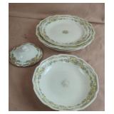 Vintage Mount Clemens Mildred plates 9" and 10"