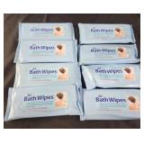 8 packs bath wipes 8 ct