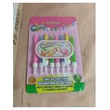 Shopkins cake decoration kits. 12 total