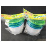 2 packs 6 ct each pack n snack containers 8oz