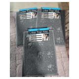 3 litter trap mats