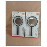 3x magnifying glass. 2 total