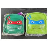 2 Teenage mutant ninja turtles sandwich keepers