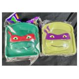 2 Teenage mutant ninja turtles sandwich keepers