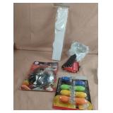 Plastic paper towel holder, strainers, corn