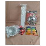 Plastic paper towel holder, strainers, corn
