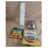 Plastic paper towel holder, strainers, corn