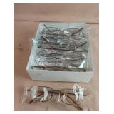 2.00 reading glasses. 12 pairs total