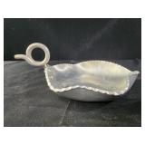 Vintage B. W. Buenilum Aluminum Leaf Shape  tray