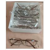 2.00 reading glasses. 12 pairs total
