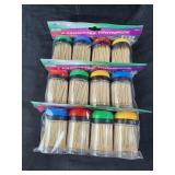 3 packs 4ct ea Toothpicks