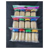 3 packs 4ct ea Toothpicks