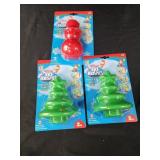 Rice krispie 3D treat molds, christmas tree and