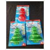 Rice krispie 3D treat molds, christmas tree and