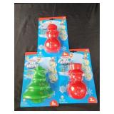 Rice krispie 3D treat molds, christmas tree and