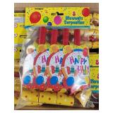12 packs 8 ct each happy birthday blowouts