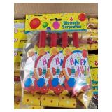 12 packs 8 ct each happy birthday blowouts